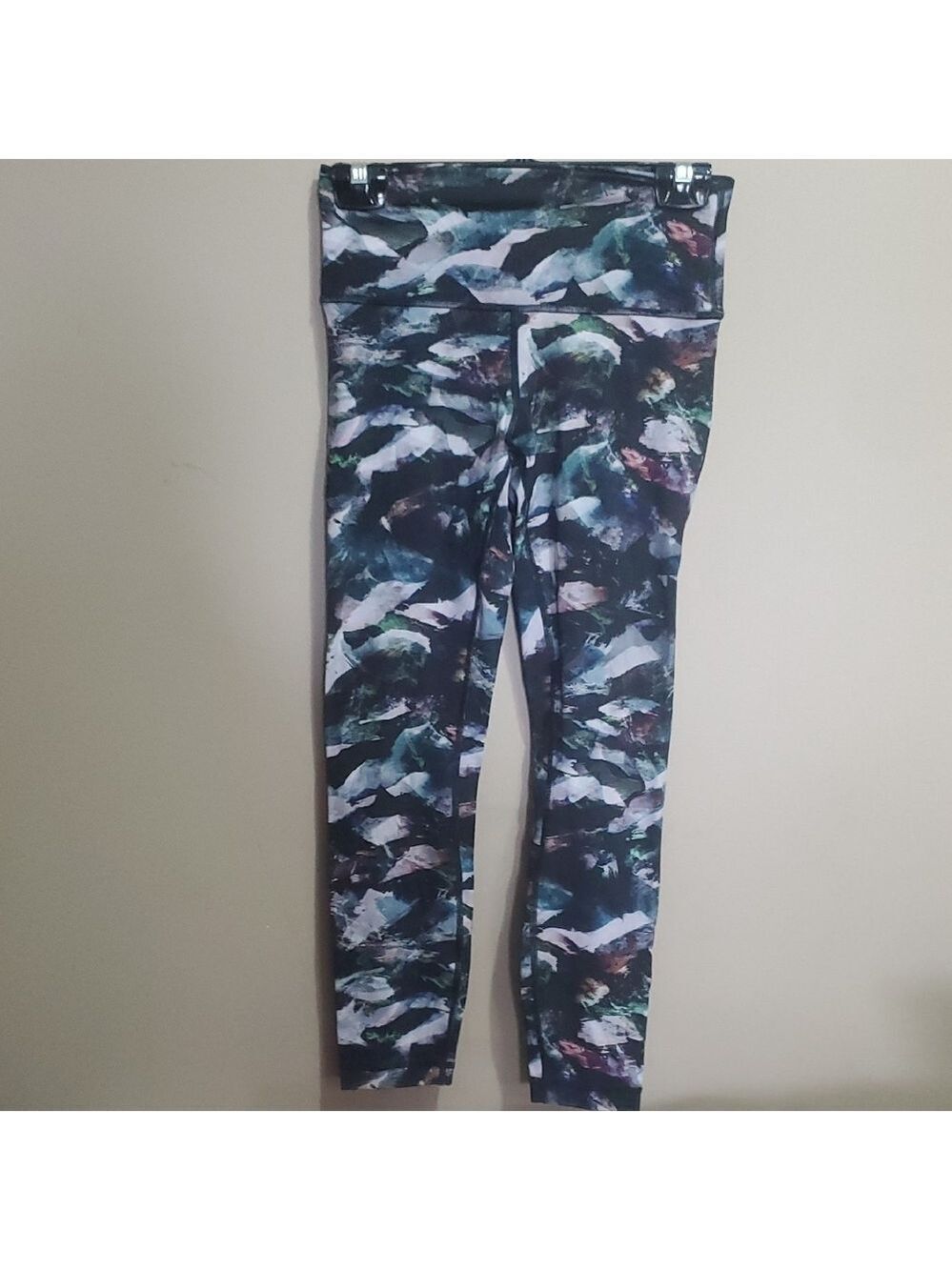 Lululemon High Rise Wunder Under Spring Bloom Multi Color Leggings Size 6